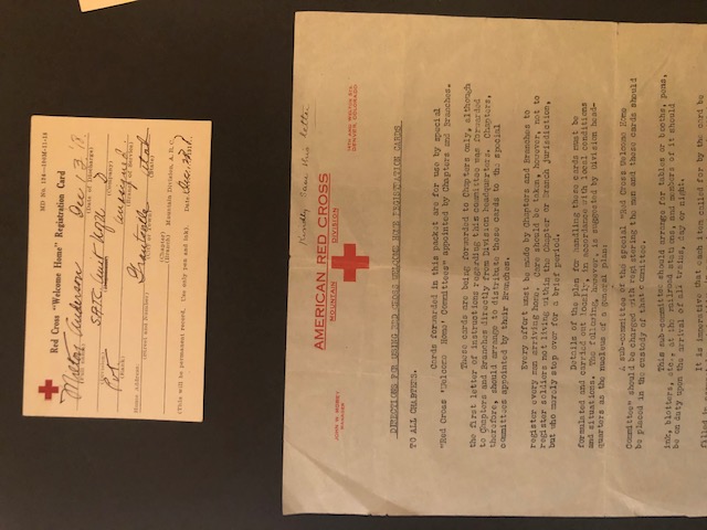 Letter from the Red Cross